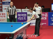 [포토뉴스] 웰컴저축은행 PBA 팀리그 2026-27 시즌, 포항 투어 3라운드에서 휴온스 최지민과 서한솔 … 기사의 썸네일