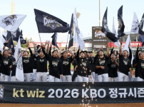 KT 위즈, 5년 만에 정규시즌 정상 탈환 성공…한국시리즈 직행 티켓 확보 기사의 썸네일