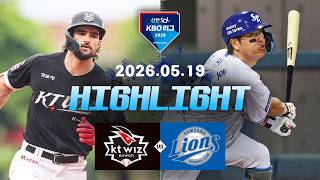 KT 위즈 VS 삼성 라이온즈 썸네일
